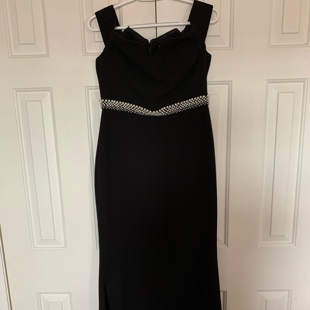 Karl Lagerfield off the shoulder Evening Gown